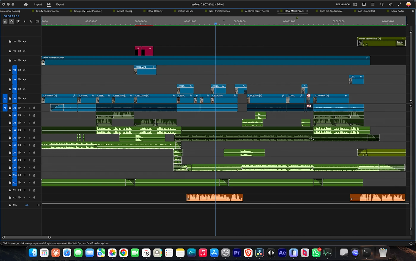 YAD YAD App editing timeline 5