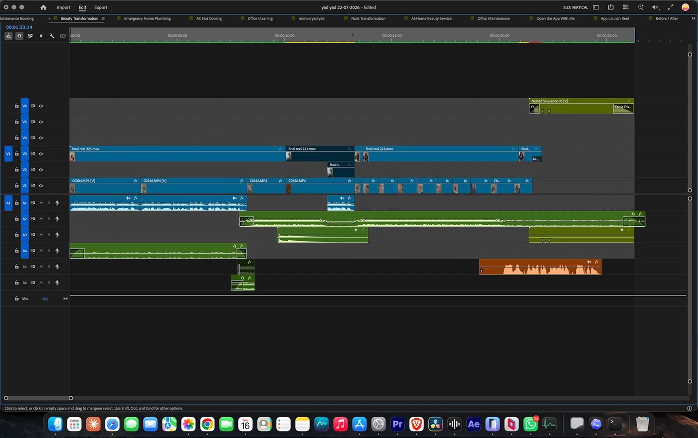 YAD YAD App editing timeline 9