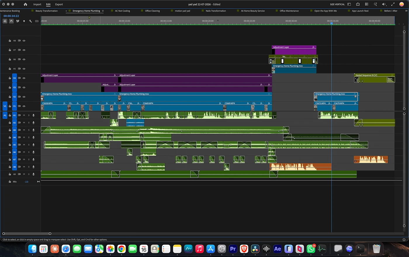 YAD YAD App editing timeline 11